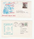 1957 - 76 3 Diff  STAMP CENTENARY, EXHIBITION, ROYAL ADVERT  Covers CANADA  Stamps Cover Philatelic Exhibition Royalty - Brieven En Documenten