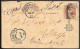India Patiala State 1/4A Postal Stationery Card Mailed To Barnala 1893 - Patiala