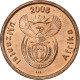 Afrique Du Sud, 5 Cents, 2008, Pretoria, Cuivre Plaqué Acier, SUP+, KM:440 - Südafrika