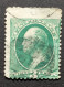 US Postage  1870 George Washington 3 Cents Vert - Oblitérés