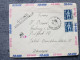 1953 Lettre Départ Constantine Pour Allemagne Par Avion Avec Cachet Affranchissement Vérifié - Airmail