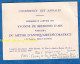 Invitation Ancien Avec Autographe - Yvonne De BREMOND D' ARS - Sa 1ere Conférence Salle Gaveau Paris - 1957 - Antiquaire - Cartoncini Da Visita