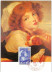 CROIX-ROUGE.n°28543.JEAN BAPTISTE GREUZE."JEUNE FILLE AU PETIT CHIEN".1971.CARTE MAXIMUM. - Red Cross