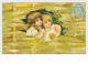 ENFANTS.PORTRAIT DE DEUX EUNES ENFANTS.DECOR DE BOIS-PAILLE?.CP GAUFFREE - Autres & Non Classés