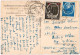 ROMANIA : 1952 - STABILIZAREA MONETARA / MONETARY STABILIZATION - POSTCARD MAILED With OVERPRINTED STAMPS - RRR (an505) - Lettres & Documents