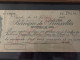 Cheque Banque De Bruxelles Brussel 1938 'Succursale De Gand'  Robert De Nobele 741,20 Frank Franc IN KADER - Wechsel