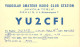 Yugoslavia Radio Amateur QSL Post Card Y03CD YU2CFI - Radio Amatoriale