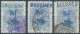 PERSIA PERSE IRAN Qajar Postage & RevenueTax Fiscal Customs,Overprint Purple-blue-black DOUANES On 2kr,Used - Iran