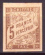 Colonie Francesi Em.Generali 1884 Segnatasse Y.T.17 */MH VF/F - Segnatasse