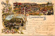 CPA Luxembourg Gruss Précurseur Circulé En 1899 Voir Scan - Luxemburg - Town