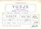 Yugoslavia Radio Amateur QSL Post Card Y03CD YU3JS - Amateurfunk