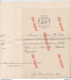 Algérie Vesoul Benian Aïn Sultan 15 Février 1904 Faire-part Mariage Famille Charpentier Et Téton Excellent état - Wedding