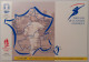 JEUX OLYMPIQUES HIVER ALBERTVILLE 1992 - Parcours Flamme - Carte Avec Timbre Et Cachet Commémoratif LYON Au Verso - Jeux Olympiques