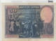 BILLETE ESPAÑA 50 PESETAS 1928 SIN SERIE P-75a MBC - Sonstige & Ohne Zuordnung