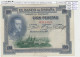 BILLETE ESPAÑA 100 PESETAS 1925 SIN SERIE CON RESELLO P-69a MBC+ - Autres & Non Classés