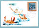 Carte Maximum Monaco 1968 - Jeux Olympiques - JO Mexico 1968 - Le Water Polo  - YT 739 - Cartes-Maximum (CM)