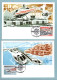 Carte Maximum Monaco 1990 - 30e Congrès Mondial Des Aéroports Civils - Hélicoptère YT 1736 Et 1737 - Maximum Cards