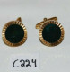 C224 Bijoux Anciens - Boutons De Manchettes - Plaque Or - Botones De Cuello & De Puño