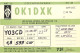 Radio Amateur QSL Post Card Y03CD OK1DXKCzechoslovakia - Radio Amateur