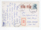 1985. YUGOSLAVIA,SLOVENIA,LJUBLJANA CANCELLATION,EXPRESS POSTCARD USED TO OPATIJA,BLED LAKE - Jugoslavia