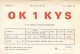 Radio Amateur QSL Post Card Y03CD OK1KYS Czechoslovakia - Radio Amateur