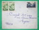 LETTRE PAR AVION COMORES CAD BLEU MORONI MADAGASCAR POUR LYON RHONE COVER FRANCE - Luftpost