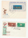 ATHLETICS - 5 Diff 1962 - 1966 Poland EUROPEAN ATHLETICS  FDCs Incl Imperf & M/S Cover Fdc Stamps Sport - Athlétisme