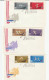 ATHLETICS - 5 Diff 1962 - 1966 Poland EUROPEAN ATHLETICS  FDCs Incl Imperf & M/S Cover Fdc Stamps Sport - Athlétisme