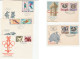 1956 - 1988   5 Diff OLYMPICS Poland  FDCs Olympic Games Sport Stamps Cover Fdc - Ete 1956: Melbourne