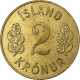 Islande, 2 Kronur, 1966, Bronze-Aluminium, SUP, KM:13 - Islandia