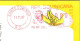 12-4-2024 (1 Z 41) Rep Dominicana (posted To France 1997) Las Galeras Samana (beach) With Unusual Banana Shape Stamp - Dominicaanse Republiek