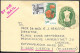 India Uprated Postal Stationery Cover Mailed To Germany 1980s. Orange Cows Milk Stamps - Brieven En Documenten