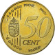 Hongrie, 50 Euro Cent, Essai-Trial, Laiton, SPL+ - Privatentwürfe