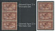 EGYPT 1931 Stamp 100m On 27m Airmail 3 Stamp Strip Deformed GRAF ZEPPELIN SG186 MNH Air Mail Issue - Ungebraucht