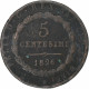 Italie, Carlo Felice, 5 Centesimi, 1826, Turin, Cuivre, TB+ - Emilia