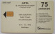 Slovakia 75 Units Chip Card - 20th European Championships ' 96 In Table Tennis - Slovakia