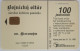 Slovakia 100 Units Chip Card - Boynice Altar - St Hieronymus - Slovaquie