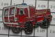 713c Pin's Pins / Beau Et Rare / POMPIERS / CAMION ROUGE SAPEURS POMPIERS - Bomberos