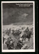 Künstler-AK Flugzeug Taube Bekämpft Engländer Mit Ihren Hilfstruppen  - 1914-1918: 1ère Guerre