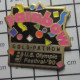 713C Pin's Pins / Beau Et Rare / JEUX OLYMPIQUES / US OLYMPICS FESTIVAL 1990 GOLD PATRON RAINBOW - Olympic Games
