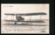 Foto-AK Sanke Nr. 1046: A. E. G. Zweisitzer Doppeldecker-Flugzeug  - 1914-1918: 1ère Guerre