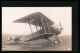 AK Sanke Nr. 285 Flugzeug Ago-Doppeldecker Auf Der Landebahn  - 1914-1918: 1ère Guerre