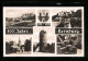 AK Bernburg, Schloss Vor Dem Brand 1894, Bärenzwinger, Kurhaus, Till-Eulenspiegelturm, Festpostkarte 1938  - Bernburg (Saale)