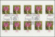 FB 33 Blume Tränendes Herz 100 Cent, Folienblatt Mit 10 X 3034, EV-O Bonn - 2011-2020