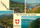 74 - Lugrin - Sur Les Bords Du Lac Léman - Multivues - Blasons - Flamme Postale - CPM - Voir Scans Recto-Verso - Lugrin