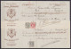 Lot De 3 Reçus Affr. N°74, 75 & 78 Càd ERQUELINNES & TOURNAI 1907 & 1908 De Grossistes En Vins Pour PAPIGNIES Lessines - 1905 Grosse Barbe