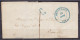L. Càd BRUXELLES /26 JANV 1845 Pour E/V - Cachet "C" (contrôle) - 1830-1849 (Belgique Indépendante)