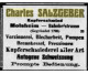 MOLSHEIM 67 - RARE COMMERCE CHAUDRONNERIE CH. SALZGEBER SOUDURE AUTOGENE TOP BAHNHOFSTRASSE - Molsheim