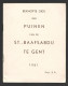 Gent Puinen Sint BaafsAbdij 1951 Boekje Beknopte Gids Gand Htje - Oud