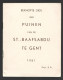 Gent Puinen Sint BaafsAbdij 1951 Boekje Beknopte Gids Gand Htje - Antiguos